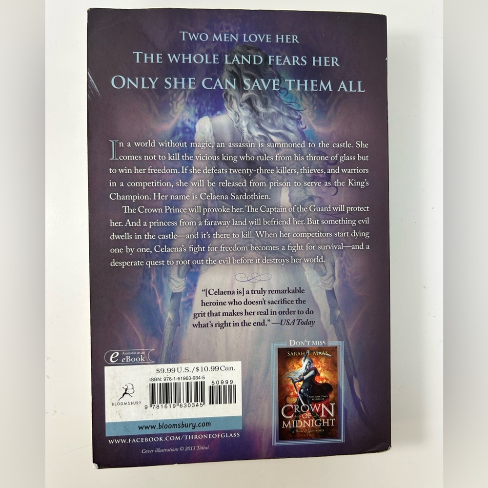 Throne of Glass Book by Sarah J. Maas - Picture 2 of 12